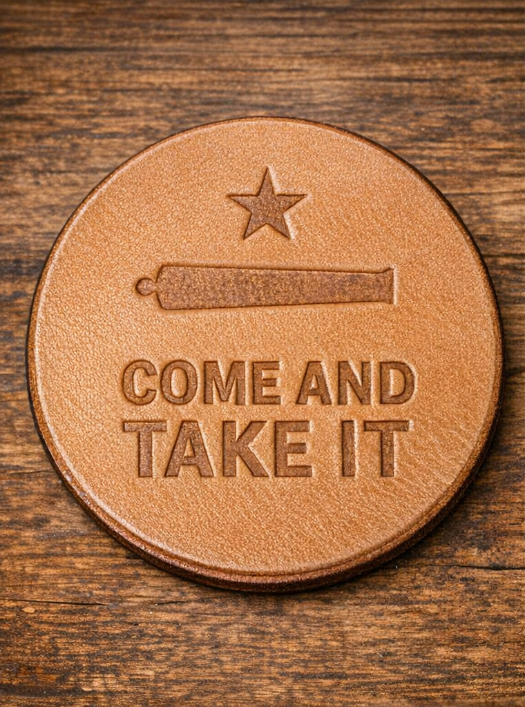 Come and Take It Round Coaster