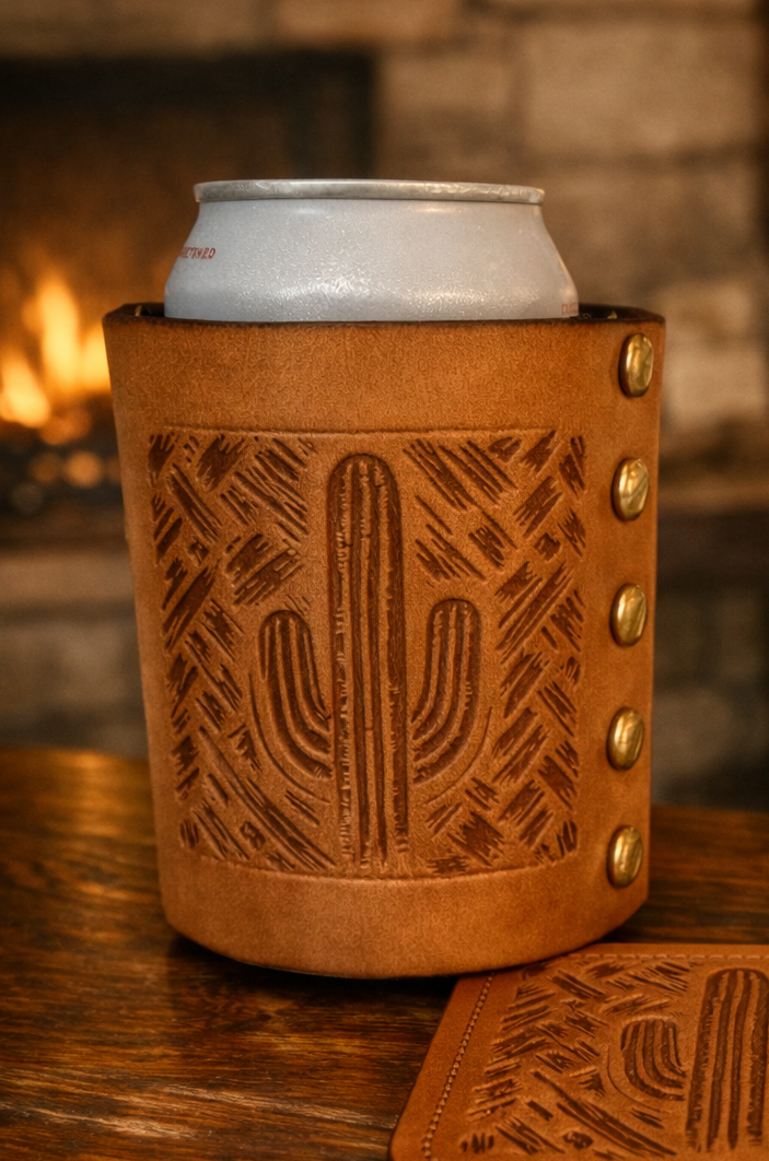 Premium Cactus Drink Coozie / Beverage Holder